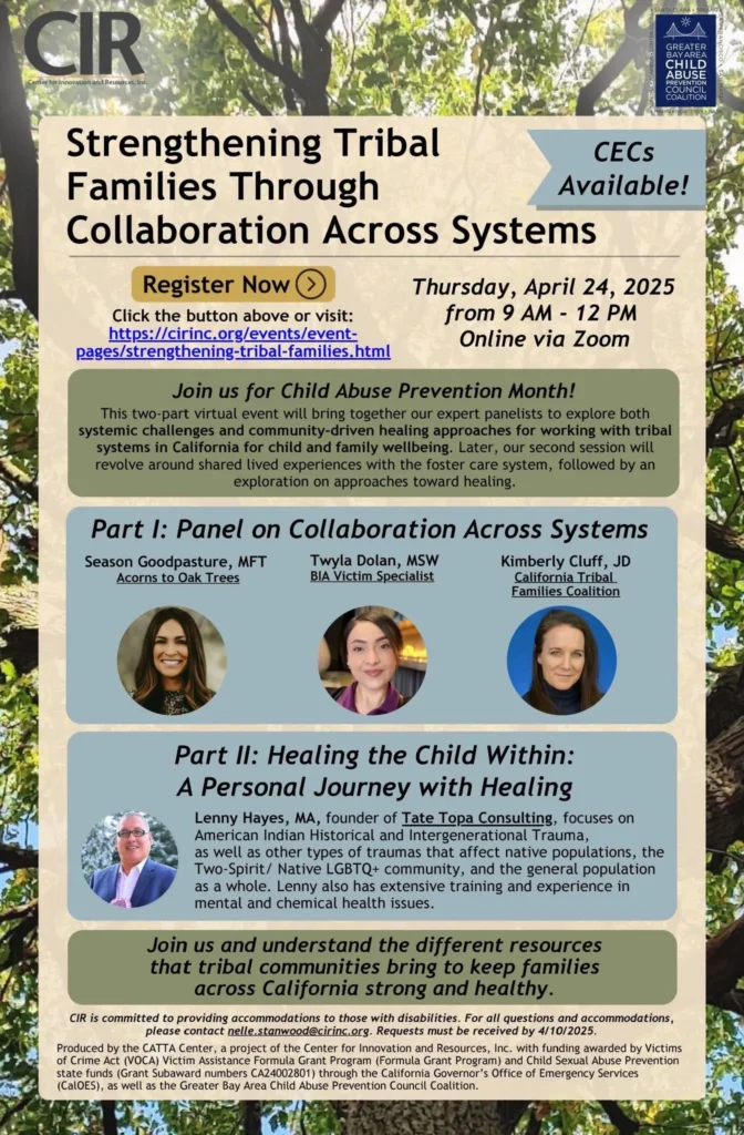 Strengthening Tribal Families through Collaboration Across Systems